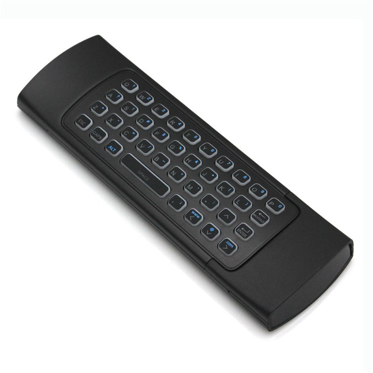 MX3-L Backlit 2.4GHz Fly Air Mouse Wireless QUERTY Keyboard Remote Controller for TV XBMC MX3-3