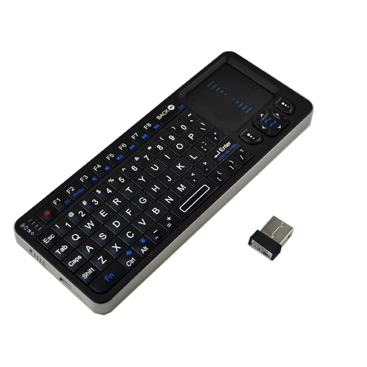 RII Mini I6 2.4G Wireless Keyboard with Mouse Touchpad / Universal Infrared Remote Controller with Learning Function-4