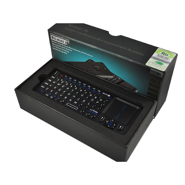 RII Mini I6 2.4G Wireless Keyboard with Mouse Touchpad / Universal Infrared Remote Controller with Learning Function-6