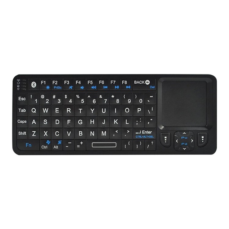 RII Mini I6 3 in 1 Bluetooth Keyboard + Touchpad + Remote Control Wireless Keyboard - Black-2