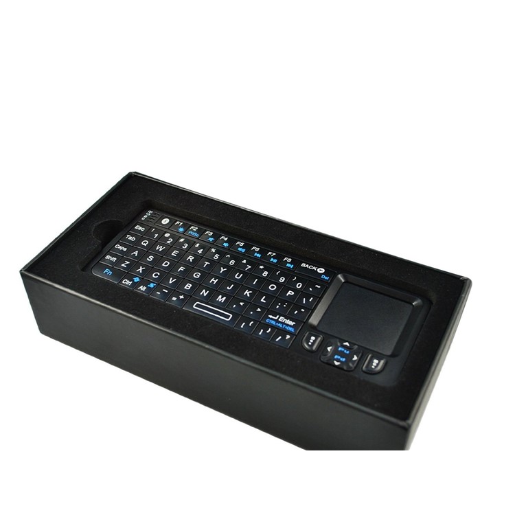 RII Mini I6 3 in 1 Bluetooth Keyboard + Touchpad + Remote Control Wireless Keyboard - Black-4