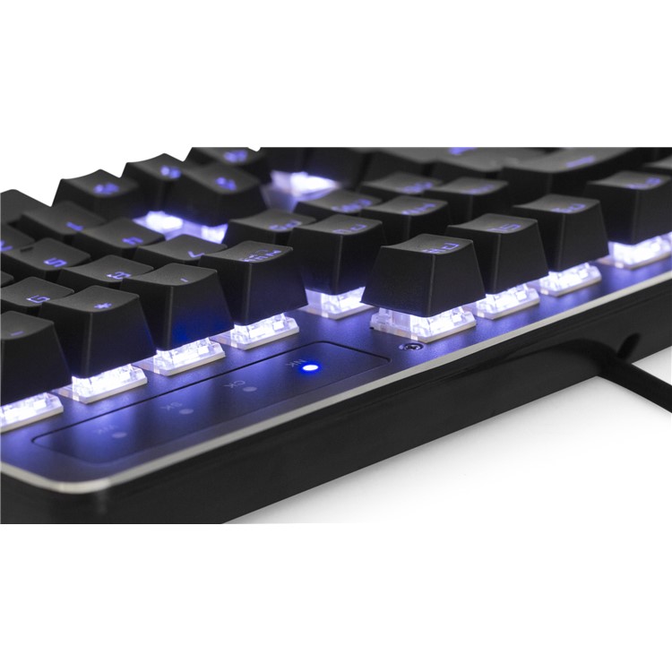 Combat Wing T30 104 Keys Wired USB Mechanical Gaming Keyboard Anti-Ghosting Blue Switches with White LED Backlit-9