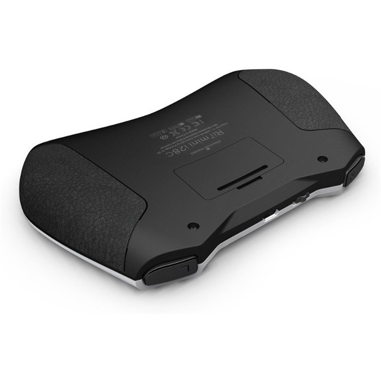 RII Mini i28C Mini 62 Keys 2.4GHz Wireless TouchPad Mouse Keyboard with LED Backlight - Black-2