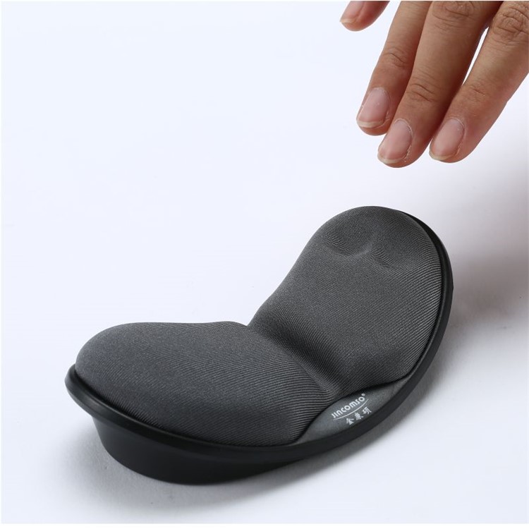 Ergonomic Wrist Pad Memory Foam Wrist Support MousePad Keyboard Wristband Hand Pillow - Black-3