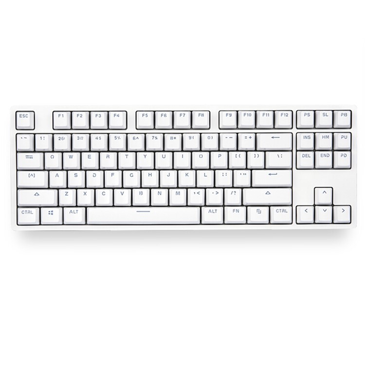 XIXAOMI Yuemi Mechanical Keyboard 87 Keys Red Switches Aluminum Alloy Wired Keyboard - White-2