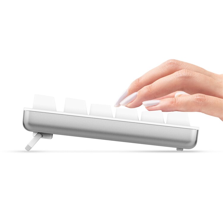 XIXAOMI Yuemi Mechanical Keyboard 87 Keys Red Switches Aluminum Alloy Wired Keyboard - White-5