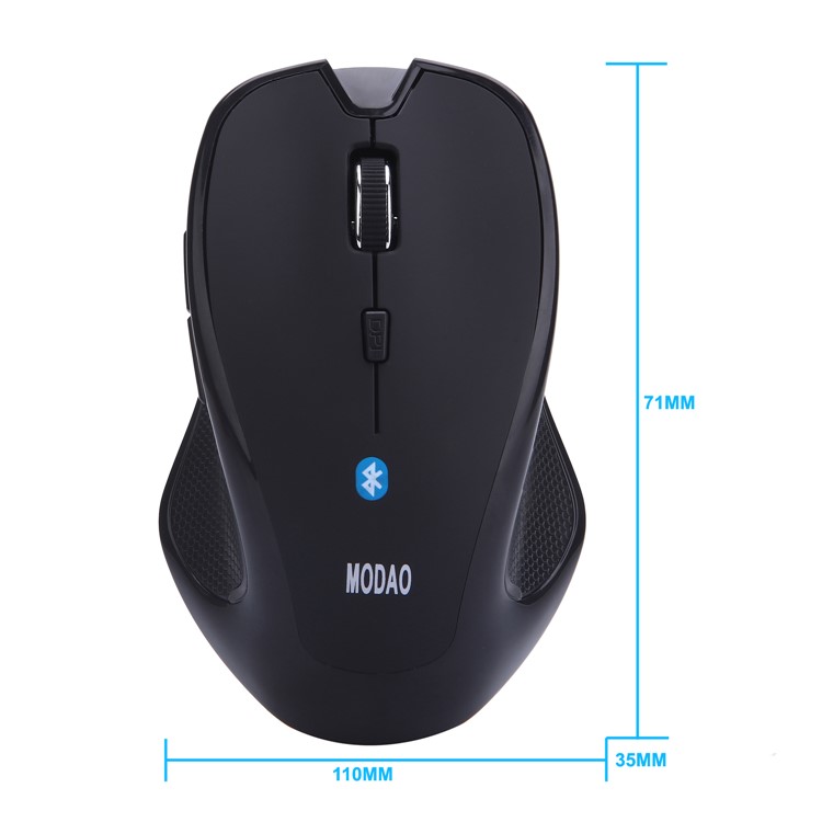 MODAO Ergonomic Design 6 Keys Bluetooth 3.0 Wireless Optical Mouse-3