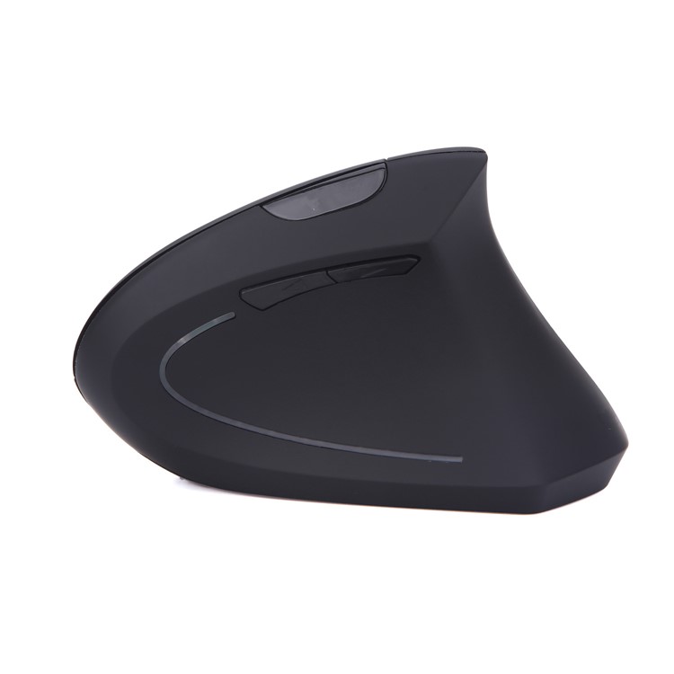 MODAO 1600DPI 6 Buttons 2.4G Wireless Vertical Ergonomic Mouse with Nano Receiver - Black-3