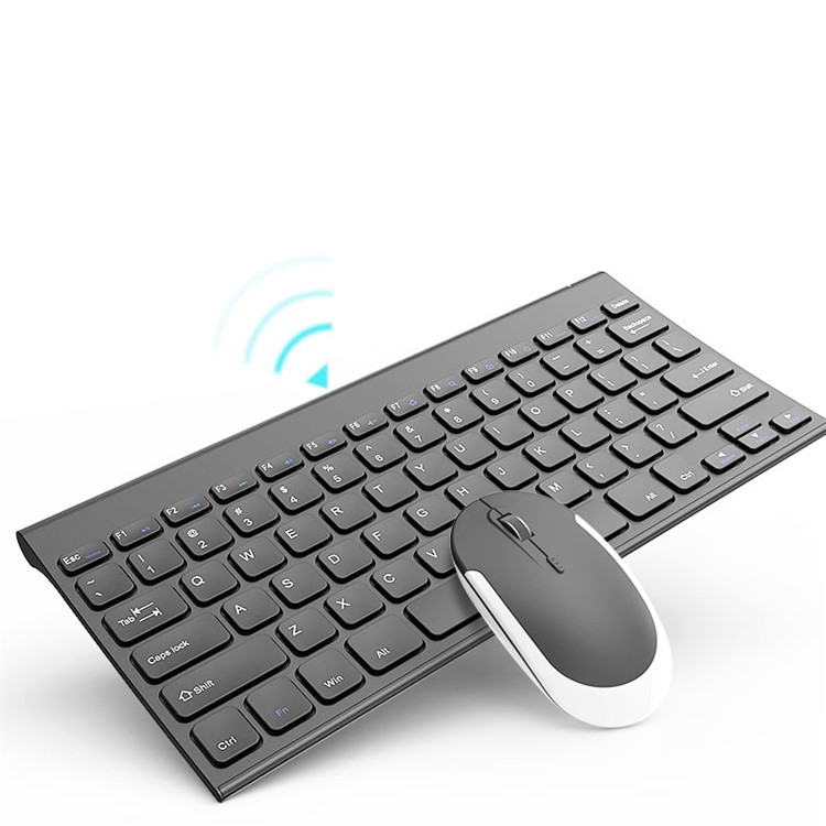 BOW HW086 2.4G Wireless USB charging Keyboard + Wireless Mouse Set for Laptop, PC - Black-4
