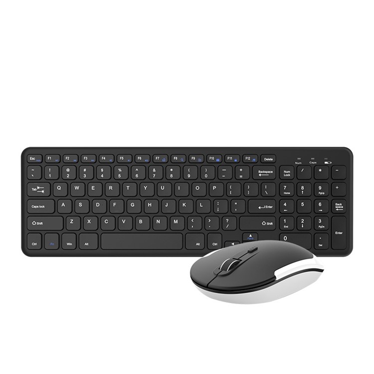 BOW HW156 2.4G Wireless QWERTY Keyboard and Wireless Mouse Set for PC, Laptop - Black-4