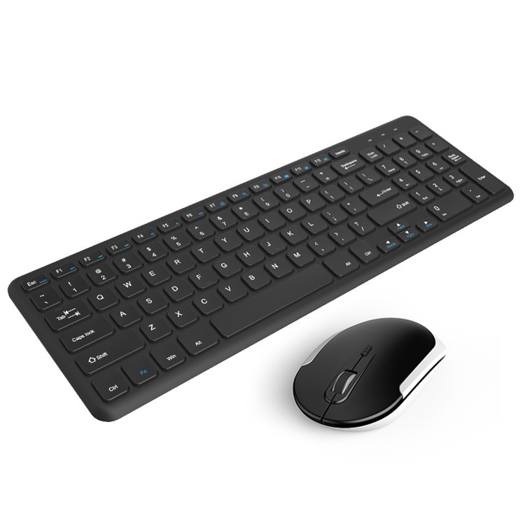 BOW HW156 2.4G Wireless QWERTY Keyboard and Wireless Mouse Set for PC, Laptop - Black-5