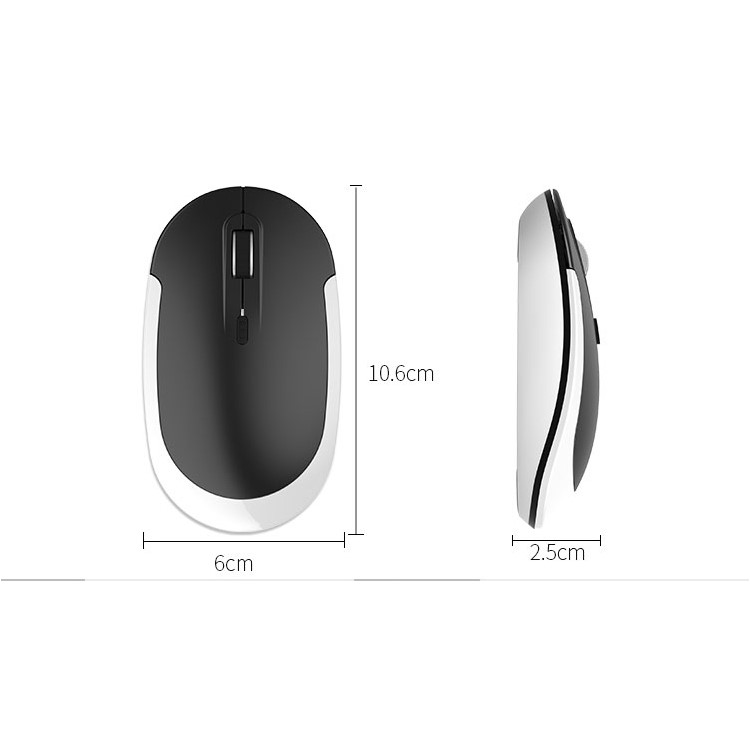 BOW HW156 2.4G Wireless QWERTY Keyboard and Wireless Mouse Set for PC, Laptop - Black-8