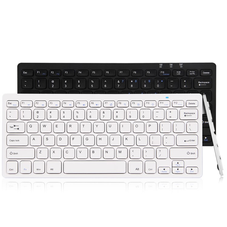 BOW HW098A Chocolate Style Wired USB Laptop Keyboard with 78 Keys - Black-6