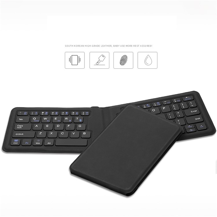 BOW HB188 Ultra-Thin Mini Foldable Wireless Bluetooth Keyboard - Black-8