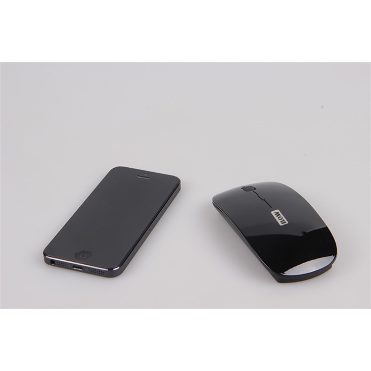 BOW A10 Wireless Ergonomic Bluetooth Mouse Supporting Windows/Mac OS/Android System - Black-3