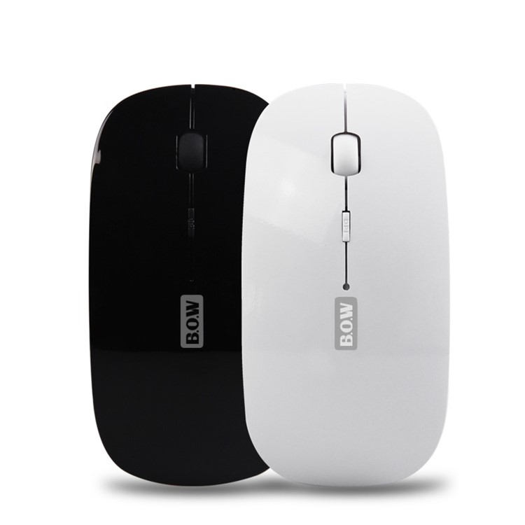 BOW A10 Wireless Ergonomic Bluetooth Mouse Supporting Windows/Mac OS/Android System - Black-4