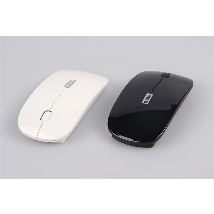BOW A10 Wireless Ergonomic Bluetooth Mouse Supporting Windows/Mac OS/Android System - Black-5
