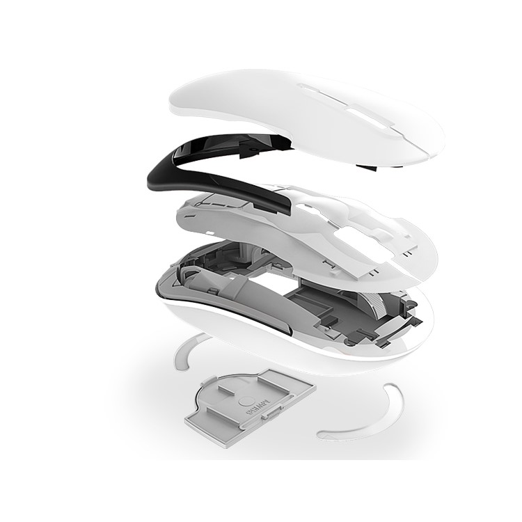 BOW A16 2.4 GHz Silent Mode Wireless Optical Mouse 1200 DPI with USB Receiver - Black-7