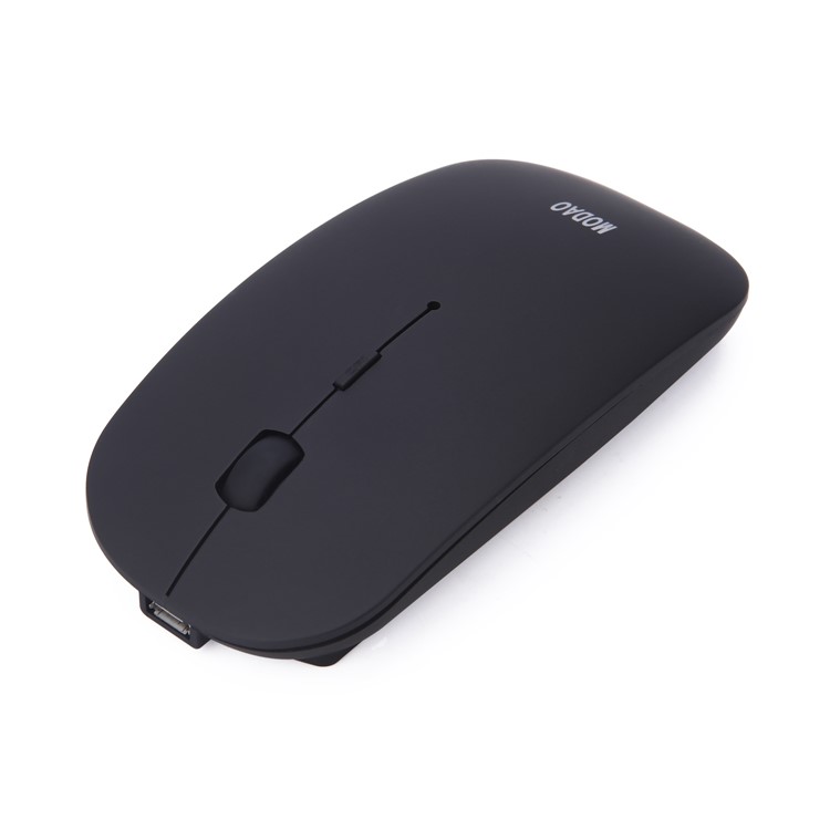 MODAO 2.4 G Super Slim Silent Wireless Optical Rechargeable Mouse - Black-3