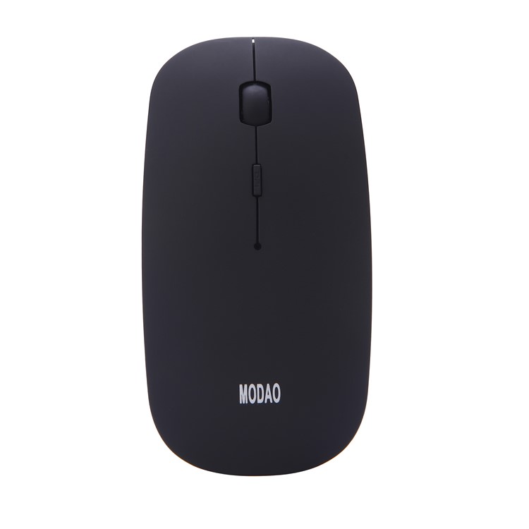 MODAO 2.4 G Super Slim Silent Wireless Optical Rechargeable Mouse - Black-7