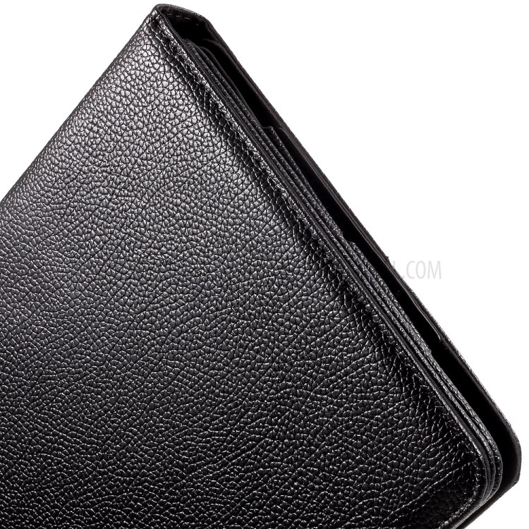 For iPad Pro 10.5-inch (2017) Detachable Bluetooth Keyboard Leather Stand Case Cover - Black-10