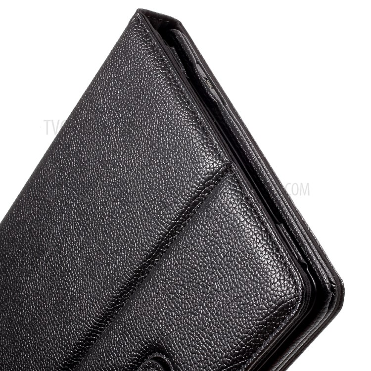 For iPad Pro 10.5-inch (2017) Detachable Bluetooth Keyboard Leather Stand Case Cover - Black-11