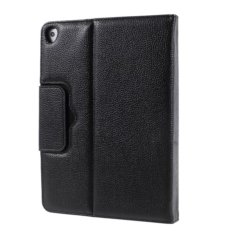 Para iPad Estojo de couro com teclado sem fio Bluetooth para teclado de 9,7 polegadas (2017) - preto-12