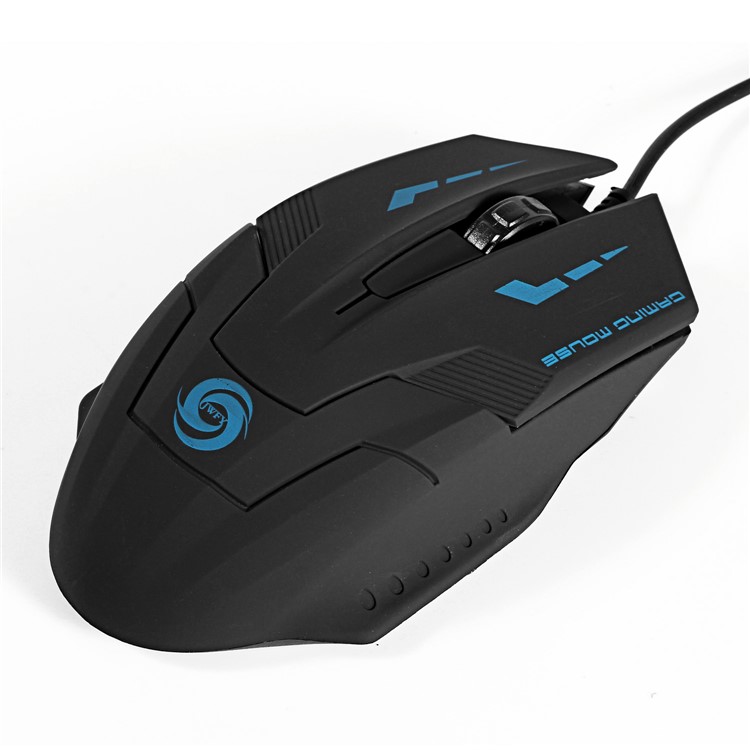 K059 USB 2.0 Verkabelt 3D Optische LED Gaming Maus 2400DPI Für Laptop PC - Schwarz-4