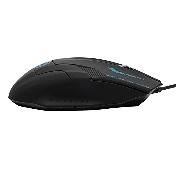 K059 USB 2.0 Verkabelt 3D Optische LED Gaming Maus 2400DPI Für Laptop PC - Schwarz-5