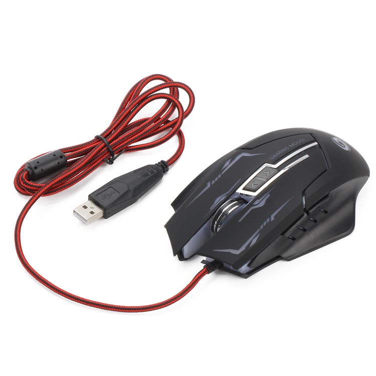 K1021 Mouse De Jogo Óptico Com 6 Teclas Com Luz Colorida-2