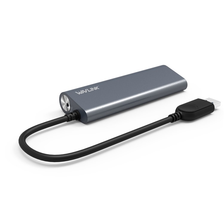WAVLINK WS-UH3048 Mini Portable Super Speed 4 Ports 5.0Gbps USB 3.0 Hub Aluminum USB HUB Data Cable Adapter for PC Laptop Computer Tablet - EU Plug-5