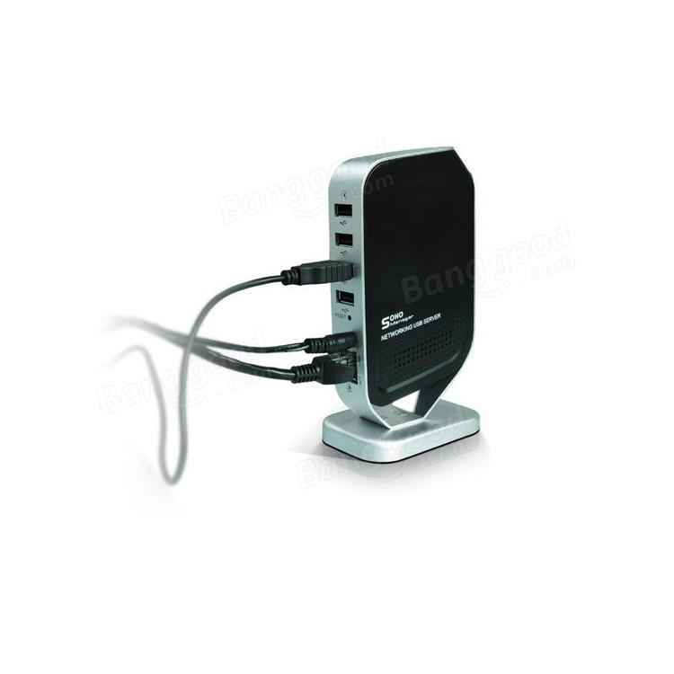 WAVLINK WS-NU88M43 4 Ports USB Network Printer Server EU Plug-1