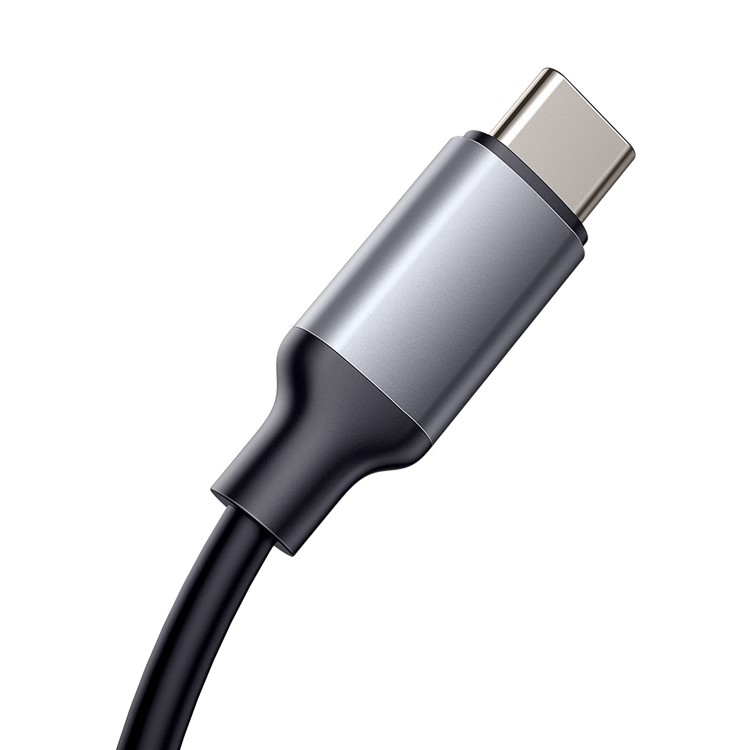 BASEUS Desfrutar De Série Tipo C Para Adaptador De Hub HDMI 4K - Cinza Escuro-9