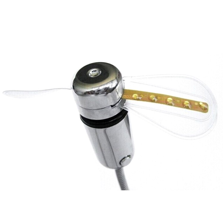Mini Ganso Pescoço LED Colorido USB Ventilador-3