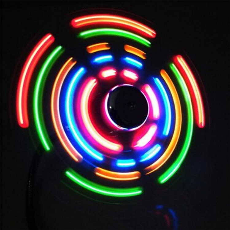 Mini Ganso Pescoço LED Colorido USB Ventilador-5