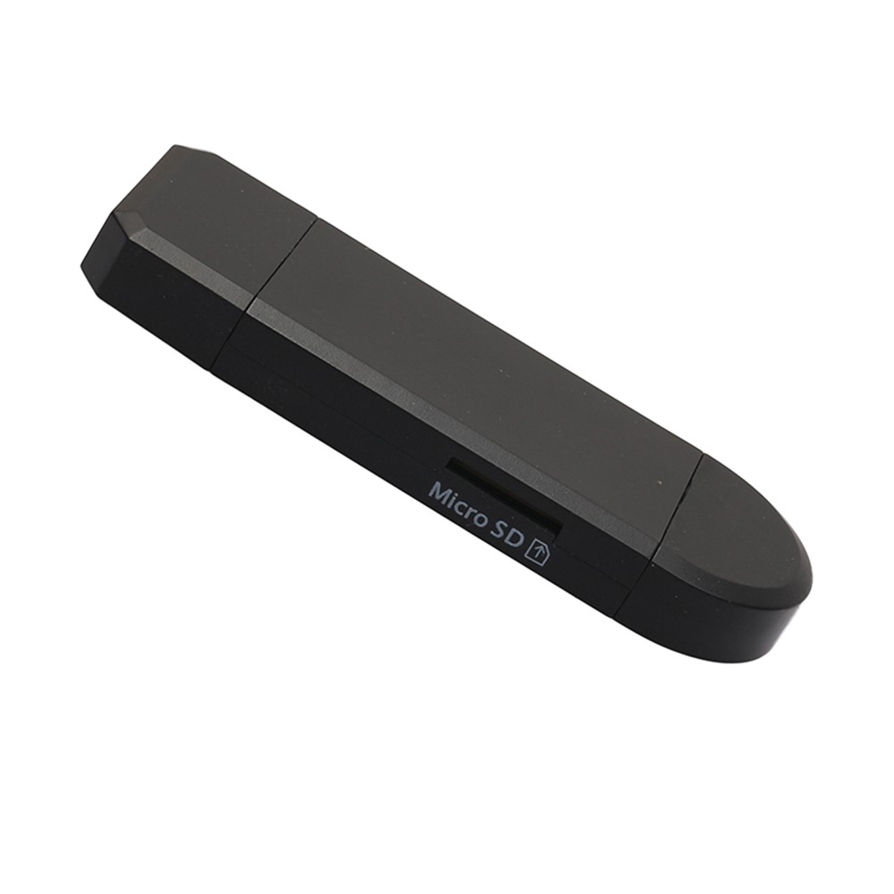USB-C Type C + USB 3.0 + Micro USB OTG TF/SD Card Reader for Phone MacBook-4
