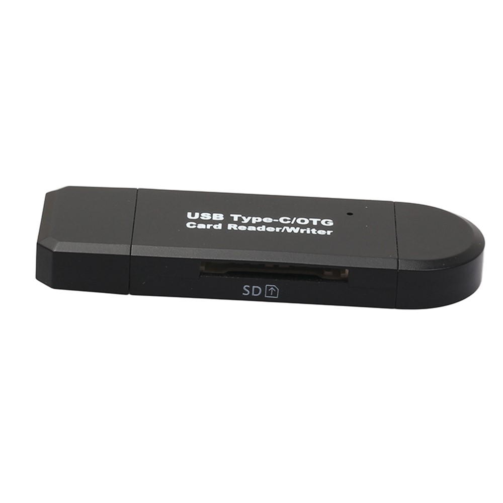 USB-C Type C + USB 3.0 + Micro USB OTG TF/SD Card Reader for Phone MacBook-5