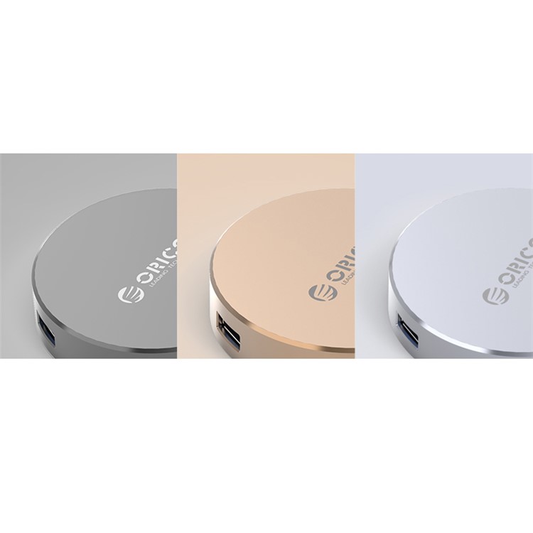 ORICO DBH1 Type-c to USB 3.0 DP Multi-function Hub for Charging and Data Transfer - Silver-7