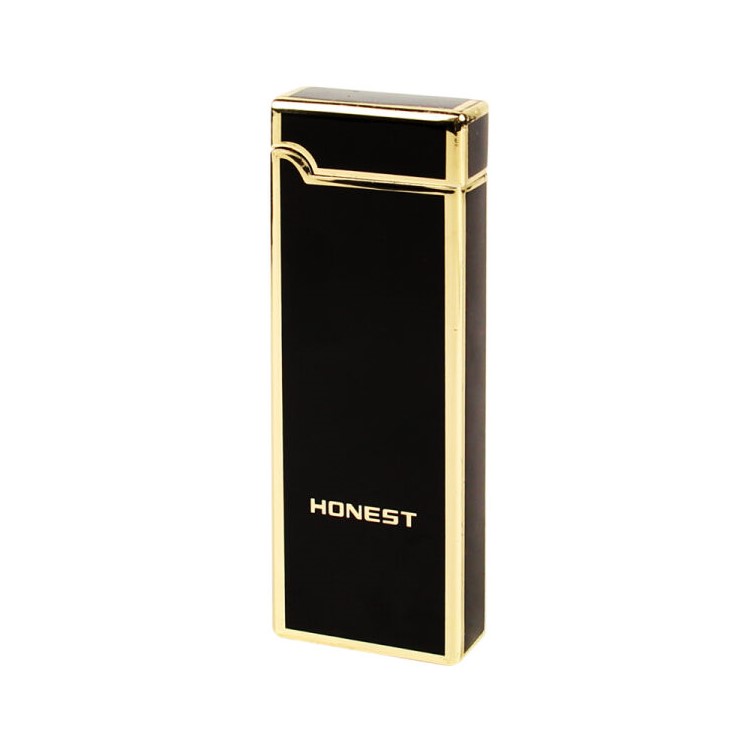 HONEST Arc Lighter USB Charging Slim Wind Proof Metal Cigarette Lighter - Black-5