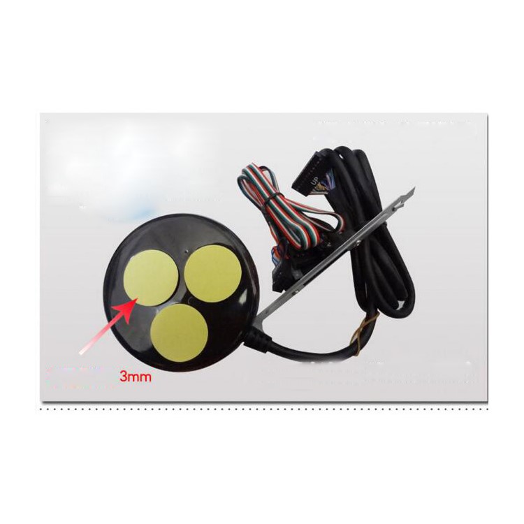 Desktop Computer Switch with Dual USB Ports + Power Reset Button + LED Lights - Black-5