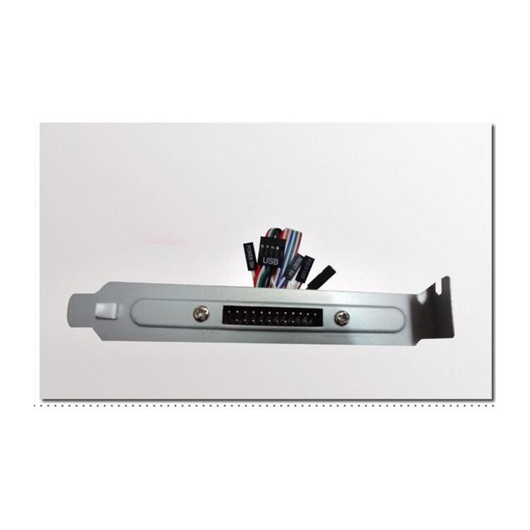 Desktop Computer Switch with Dual USB Ports + Power Reset Button + LED Lights - Black-6