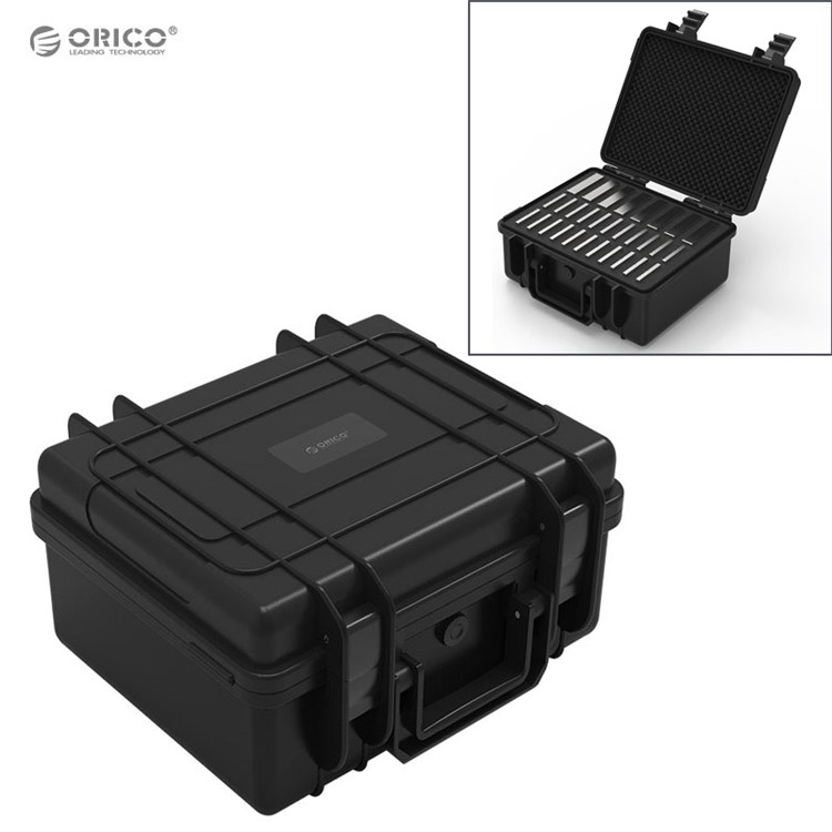 ORICO Multiple-bay 3.5 inch HDD Hard Drive External Protection Storage Case Box (PSC-L8S22-BK)-1