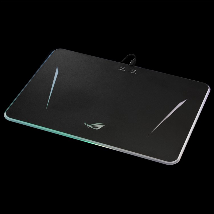 RGB Gaming Mouse Pad Lighting Hard Mouse Mat 9 Colorful Light Adjustable Mouse Mat-13