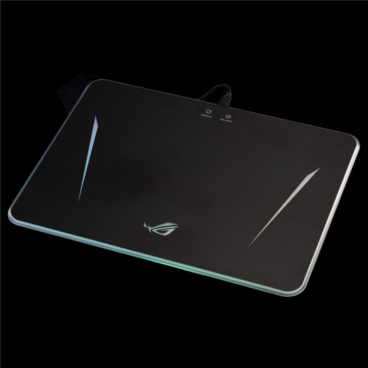 RGB Gaming Mouse Pad Lighting Hard Mouse Mat 9 Colorful Light Adjustable Mouse Mat-14