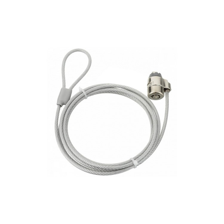 Security Lock Anti-theft Security Hardware Cable Lock Kit with 1.8m Sturdy Cable and Two Keys-3