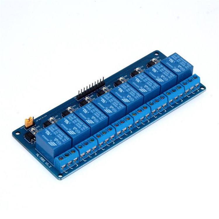 SRD08 8 Channel 5V DC Relay Module Expansion Board for Arduino Raspberry Pi DSP AVR PIC ARM-2