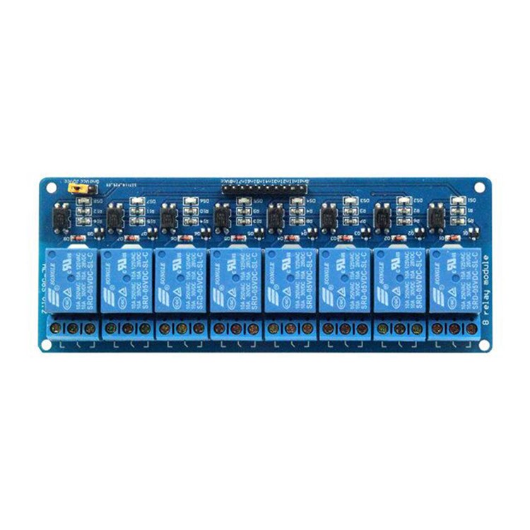 SRD08 8 Channel 5V DC Relay Module Expansion Board for Arduino Raspberry Pi DSP AVR PIC ARM-4