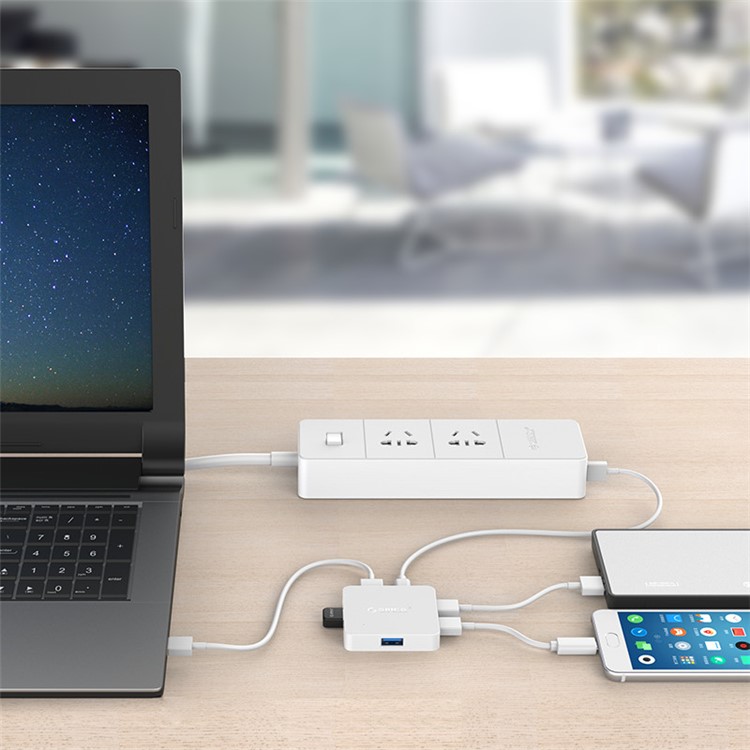 ORICO TA4U-U3 4 Ports USB 3.0 Square Hub-9