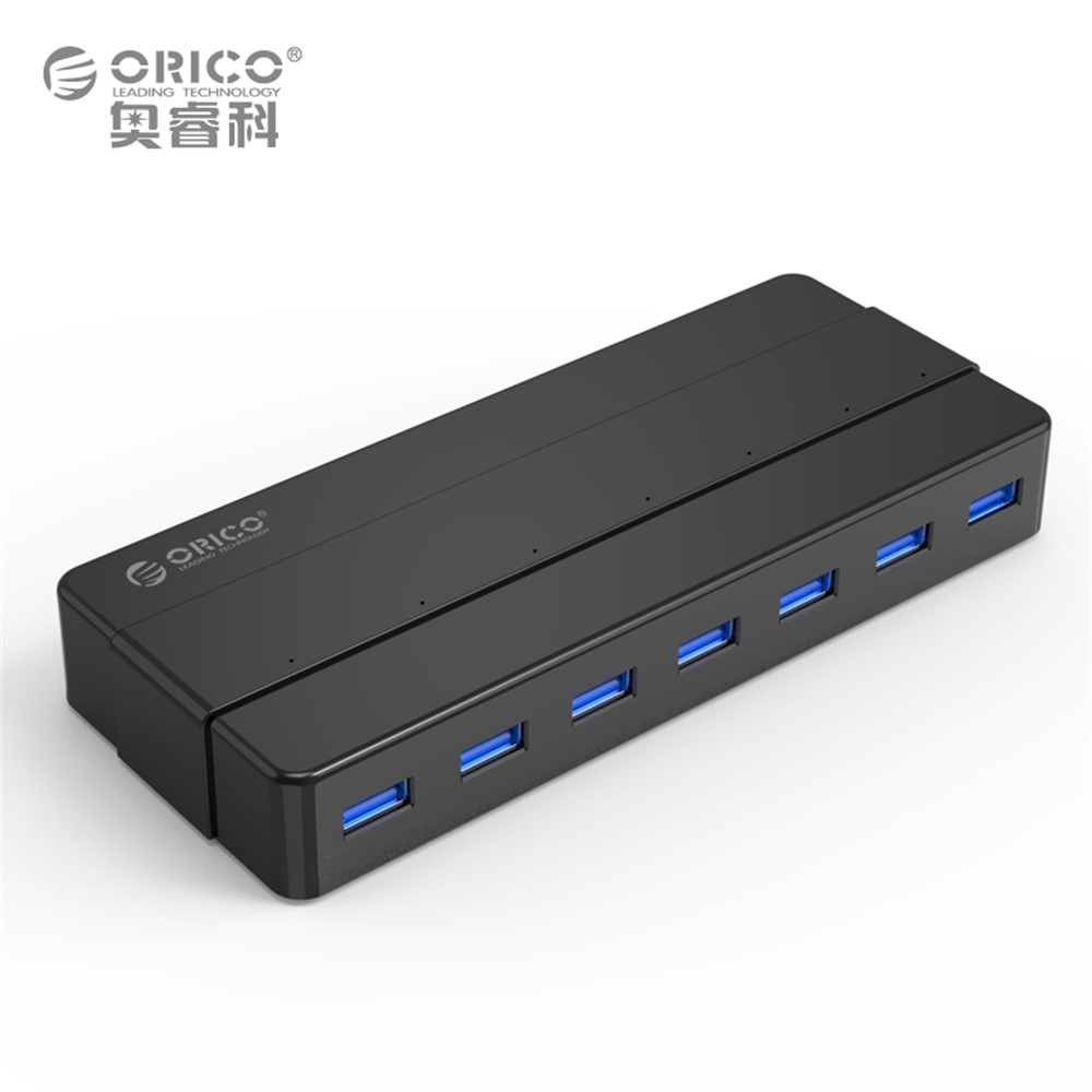 ORICO H7928-U3 7 Ports USB 3.0 Desktop HUB with 12V/3A Power Adapter - US Plug-2