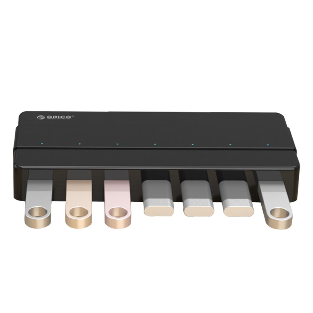 ORICO H7928-U3 7 Ports USB 3.0 Desktop HUB with 12V/3A Power Adapter - US Plug-7
